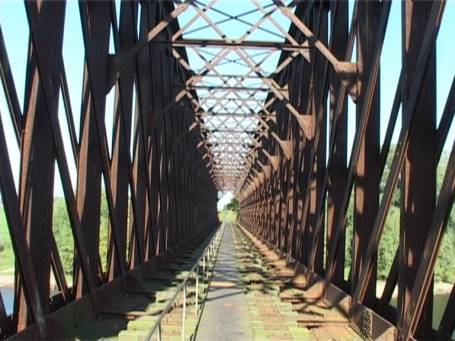 Kleve : Alte Eisenbahnbrücke Griethausen